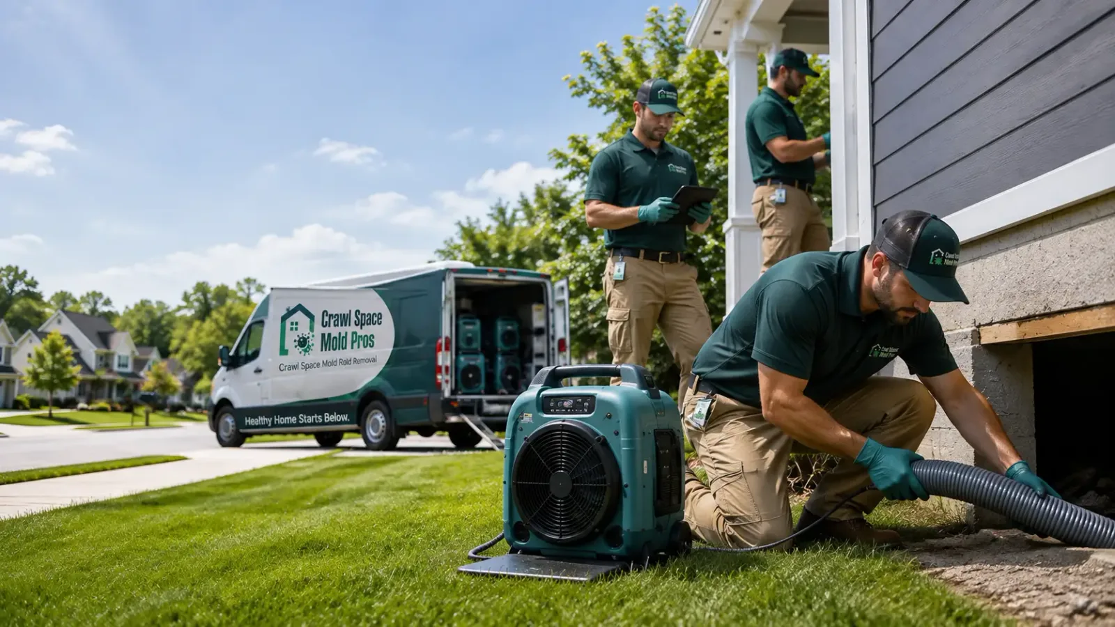 Crawl Space Mold Removal in Wharton, OH